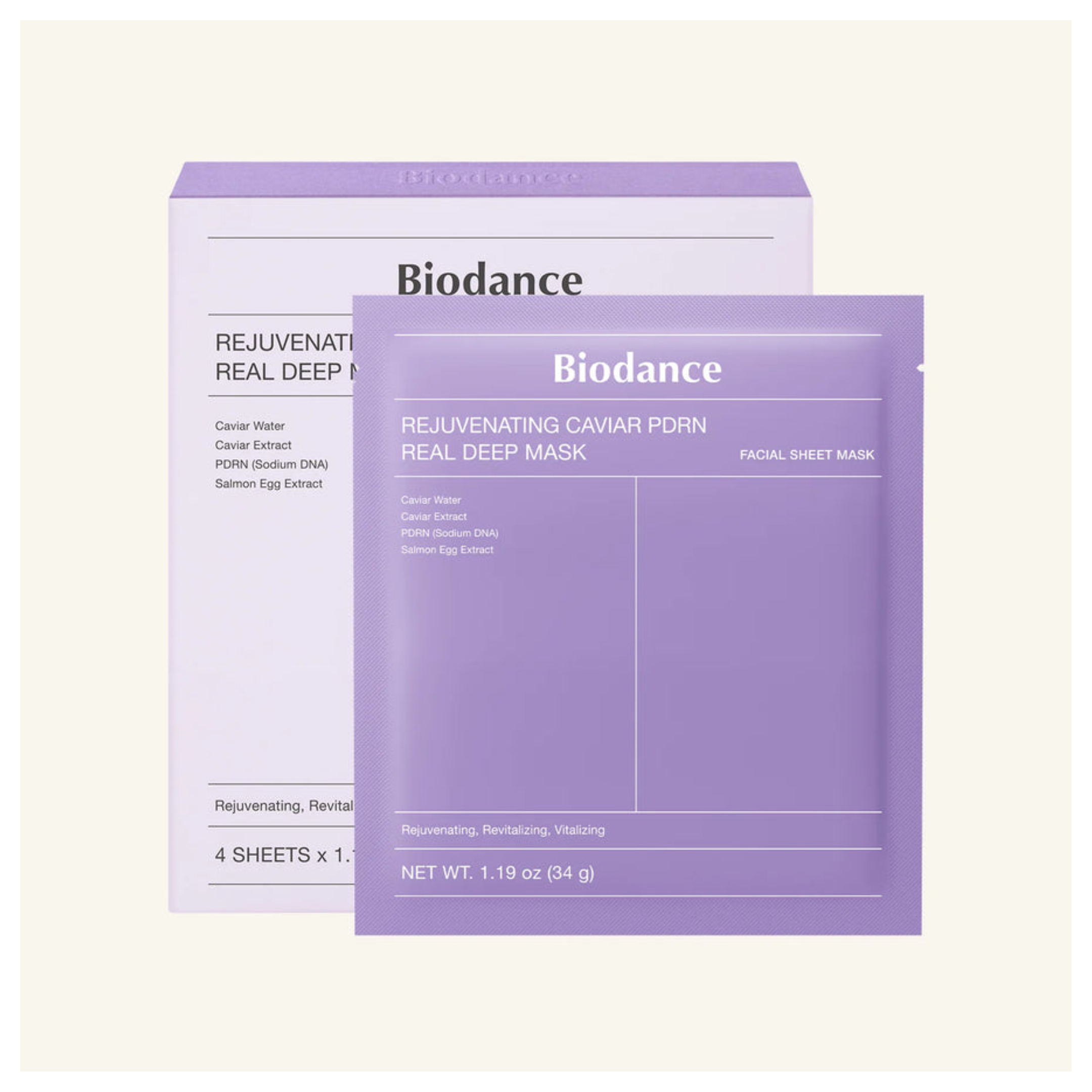 Rejuvenating Caviar Pdrn Real Deep Mask