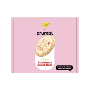 kit Dove x Crumbl Strawberry Crumb Cake