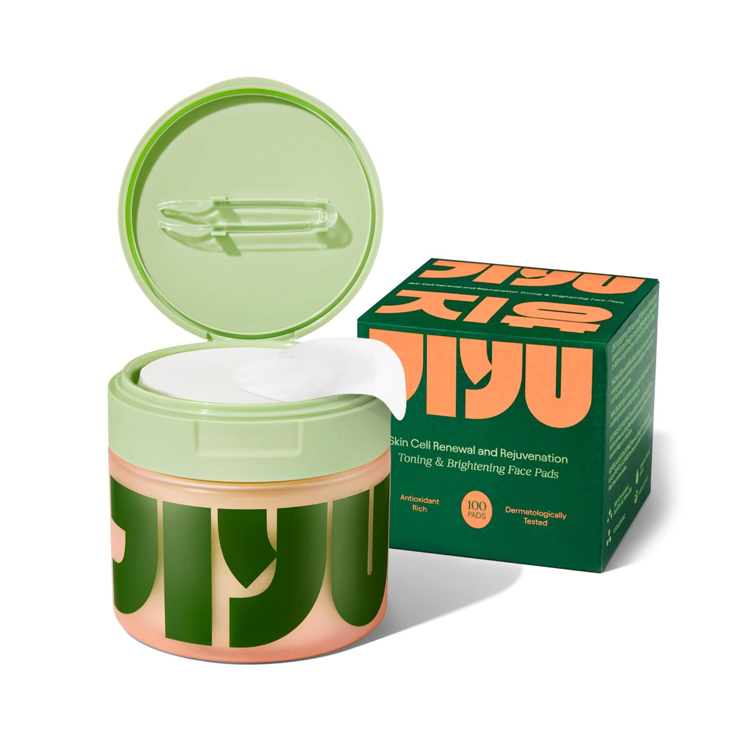 Toning & brightening face pads