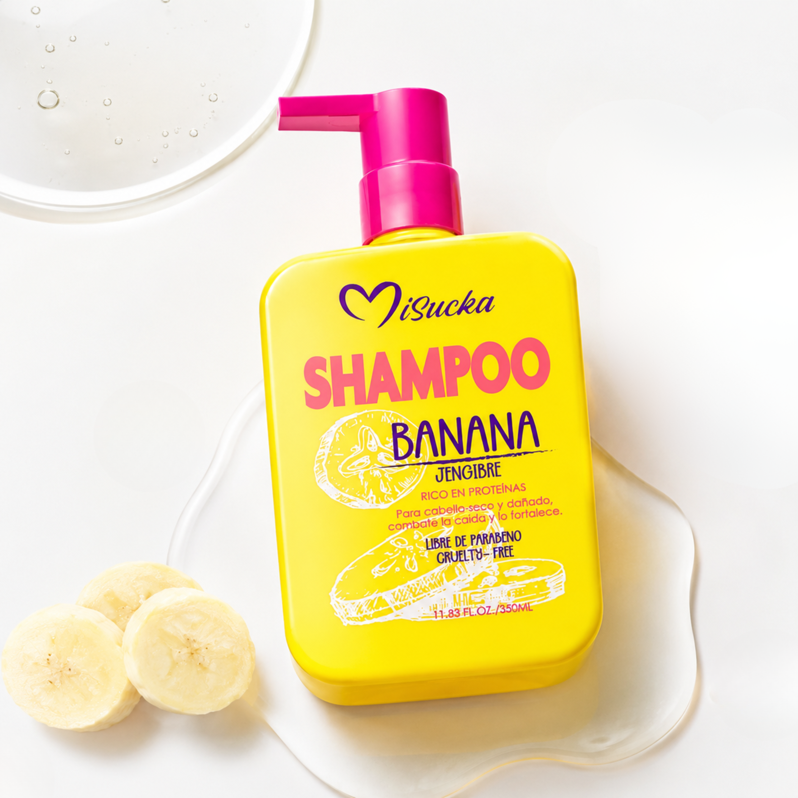 Shampoo de Banana Jengibre